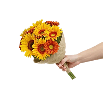 Golden Sunflower Bouquet