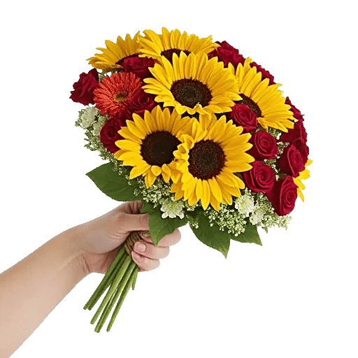 Golden Sunflower Bouquet