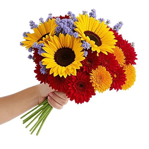 Golden Sunflower Bouquet