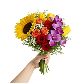 Golden Sunflower Bouquet