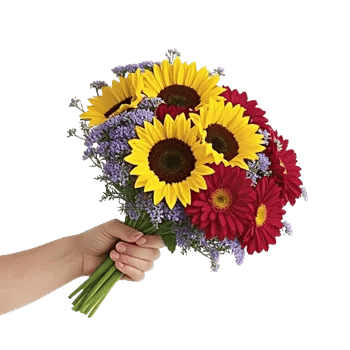 Golden Sunflower Bouquet