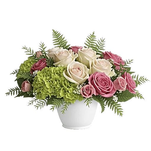 Blush Romantic Centerpiece