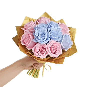 Elegant Blue Roses