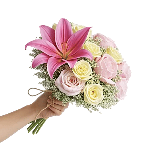 Graceful Lily Display