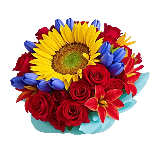 Tropical Sunflower Burst