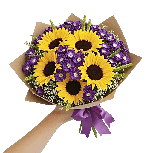 Golden Sunflower Bouquet