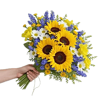 Golden Sunflower Bouquet