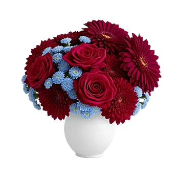 Crimson Blossom Harmony