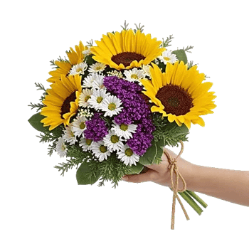 Golden Sunflower Bouquet