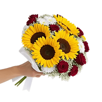 Golden Sunflower Bouquet