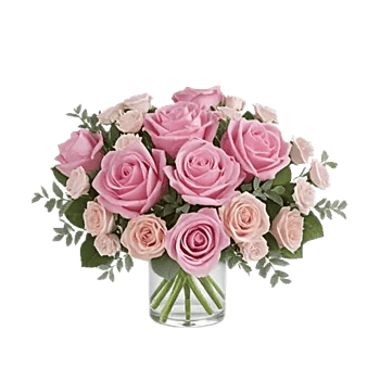 Blush Romantic Centerpiece
