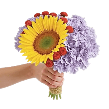 Golden Sunflower Bouquet