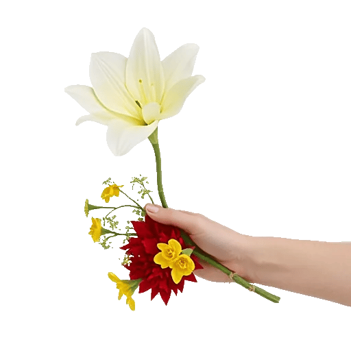 Graceful Lily Display