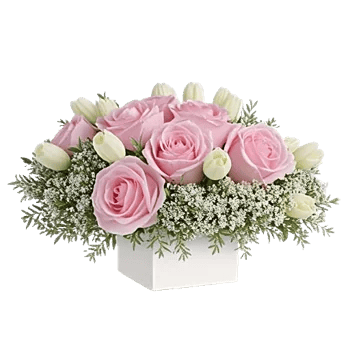 Blush Romantic Centerpiece