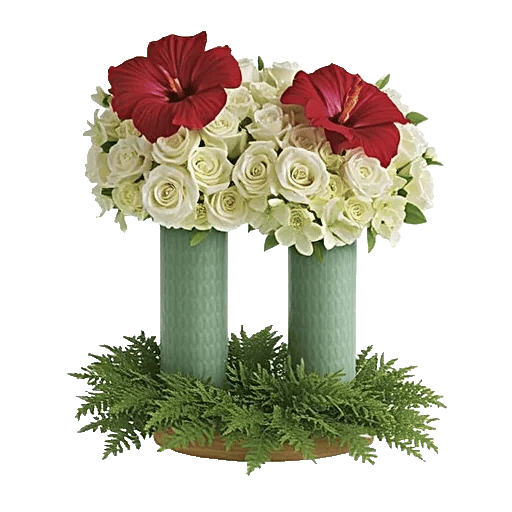 Crimson Blossom Harmony