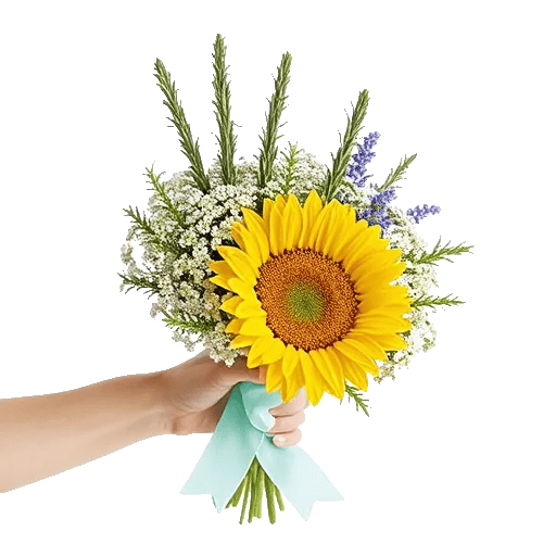 Golden Sunflower Bouquet