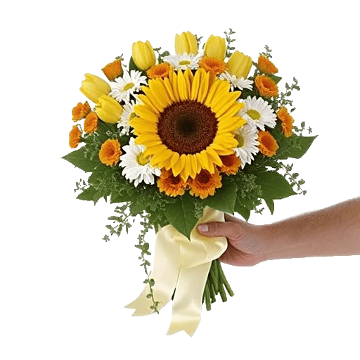 Amber Sunflower Glow