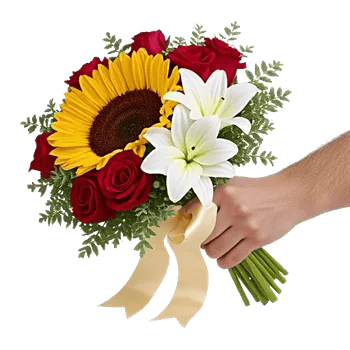 Golden Sunflower Bouquet