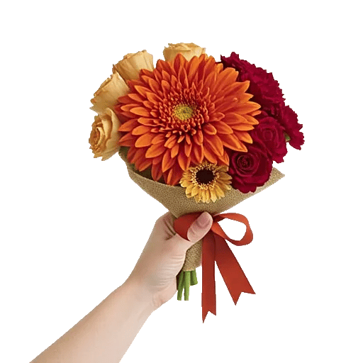 Crimson Blossom Harmony