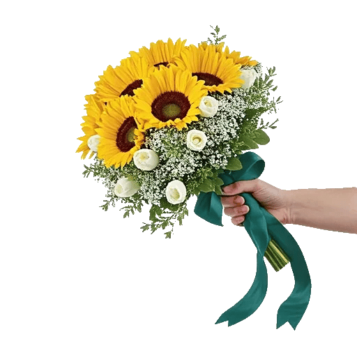 Golden Sunflower Bouquet