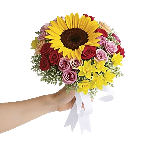 Golden Sunflower Bouquet