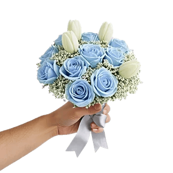 Elegant Blue Roses