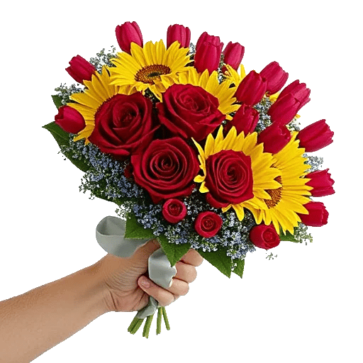 Crimson Blossom Harmony