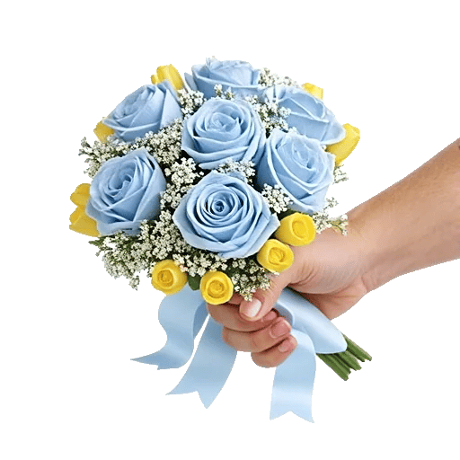 Elegant Blue Roses