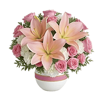 Graceful Lily Display