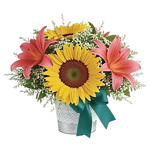 Golden Sunflower Bouquet