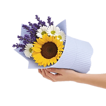 Golden Sunflower Bouquet