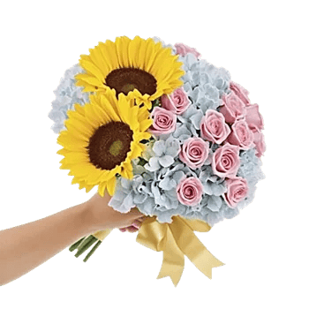 Golden Sunflower Bouquet