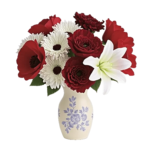 Crimson Blossom Harmony