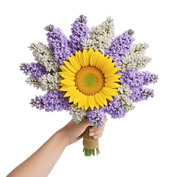 Golden Sunflower Bouquet