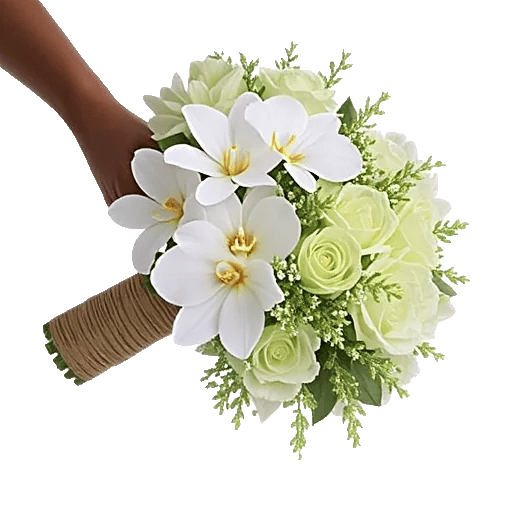 Modern White Orchids