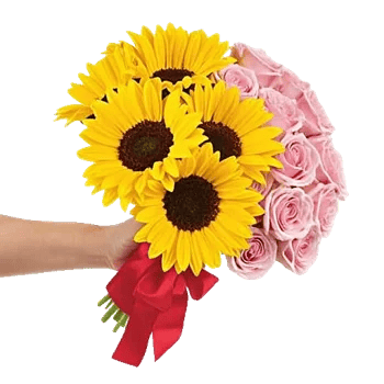 Golden Sunflower Bouquet