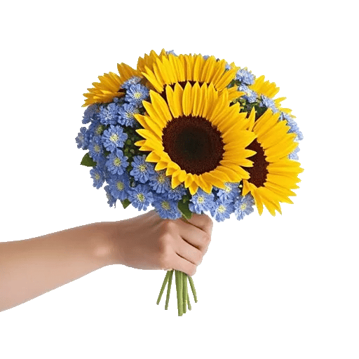 Golden Sunflower Bouquet