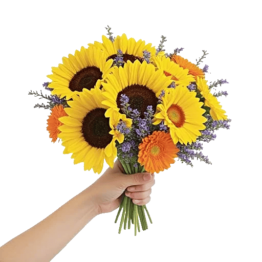 Golden Sunflower Bouquet