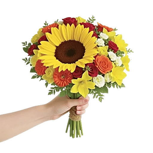 Golden Sunflower Bouquet