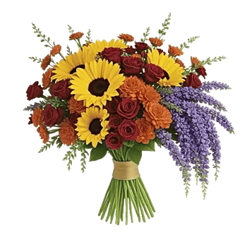 Golden Sunflower Bouquet