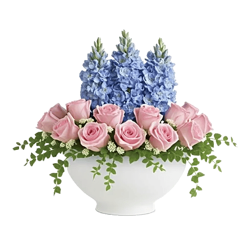 Blush Romantic Centerpiece