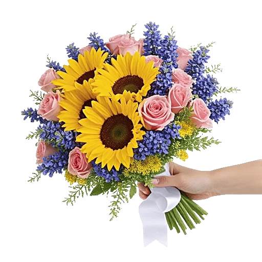 Golden Sunflower Bouquet