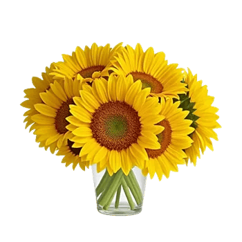 Golden Sunflower Bouquet