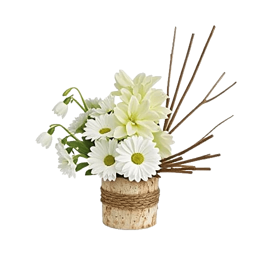 Modern White Orchids