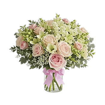 Blush Romantic Centerpiece