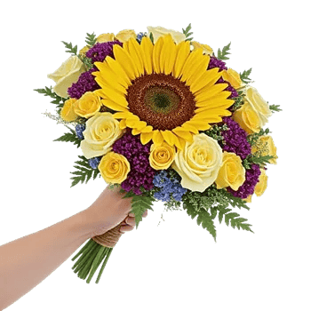 Golden Sunflower Bouquet