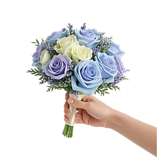 Elegant Blue Roses