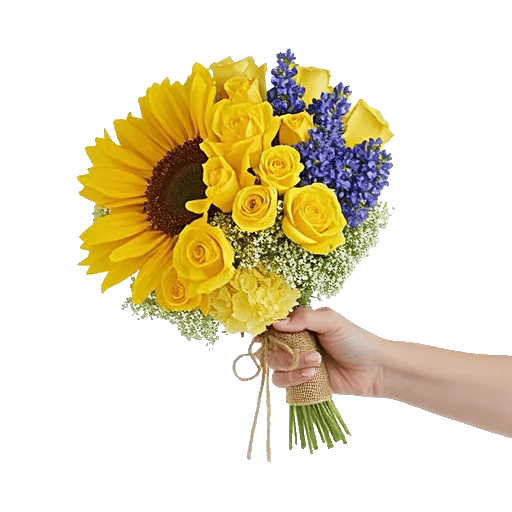 Golden Sunflower Bouquet