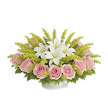 Blush Romantic Centerpiece