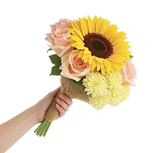 Golden Sunflower Bouquet